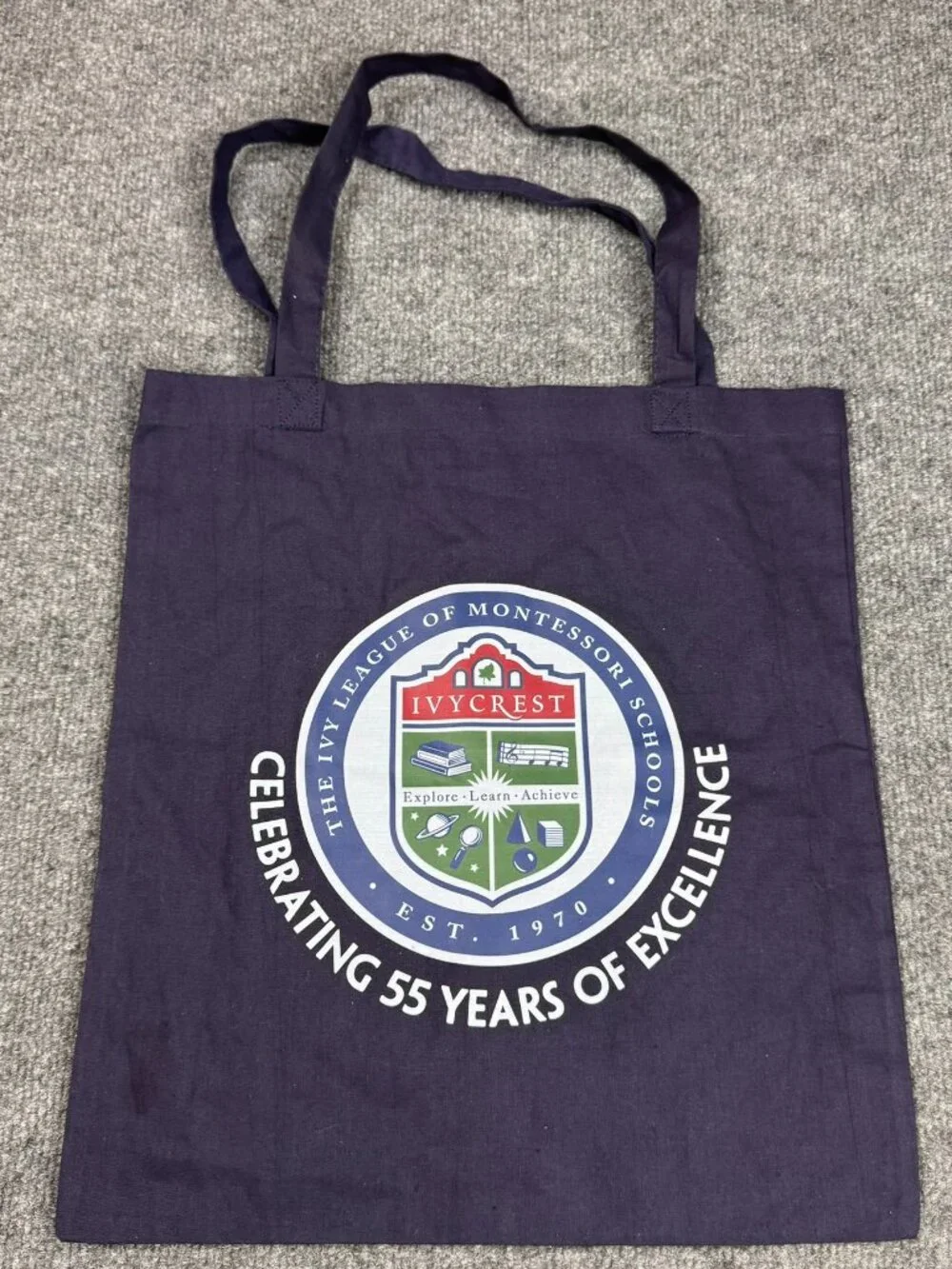 IvyCrest School of Arts & Montessori Schools Unisex Adult Promotional Tote Bag